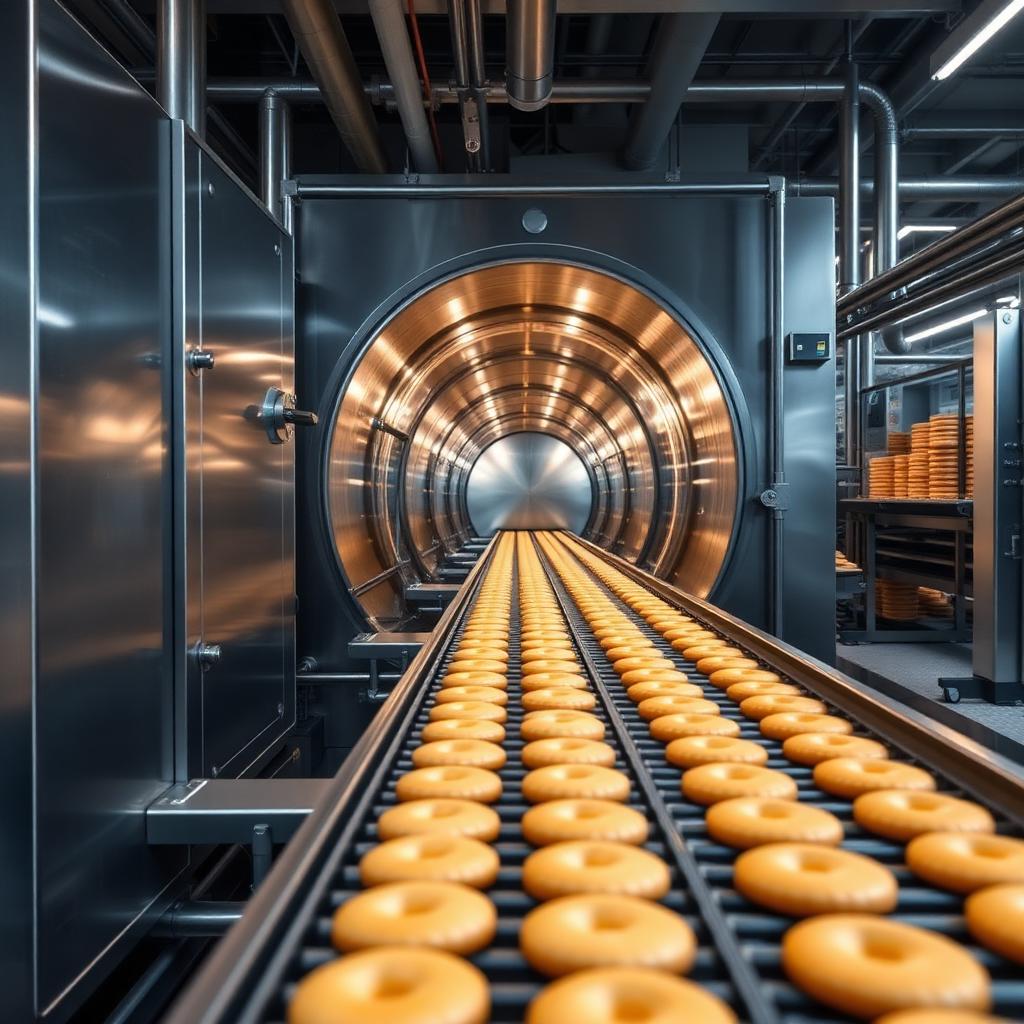 Biscuit Production Line — 400 kg/h with Tunnel Oven