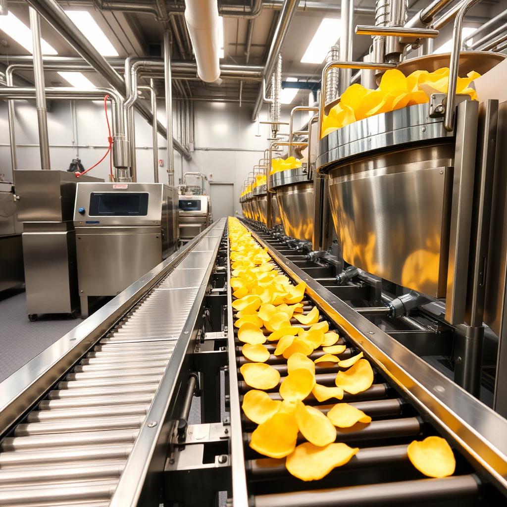 Potato Chips Production Line — 300 kg/h Fully Automatic