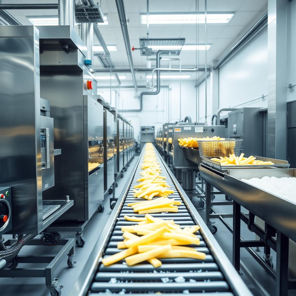 Frozen French Fries Production Line — 500 kg/h Complete
