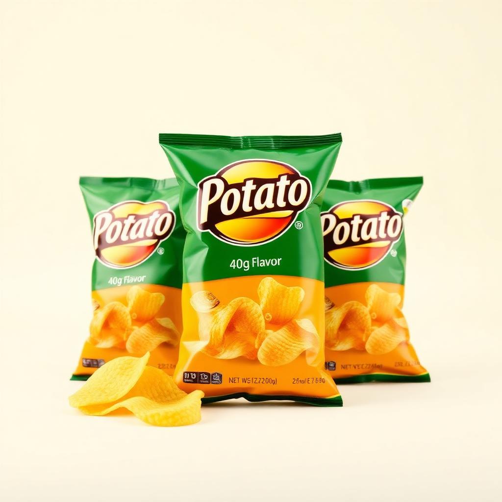 Crispy Potato Chips — Cheese Flavor 40g