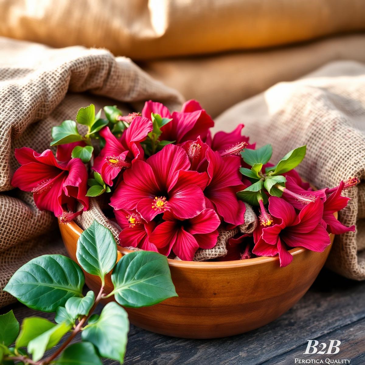 Egyptian Dried Hibiscus Flowers — Grade A